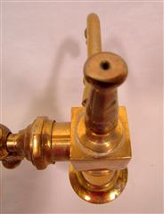 LOT OF 4 #P0013 ANTIQUE LUXURY BRASS STROM PLUMBING TUB FIXTURES ONE UNUSED 3 US